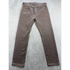Levi's Mens 501 Original Fit Button Fly Tan Jeans 29x30 Meas: 30x30